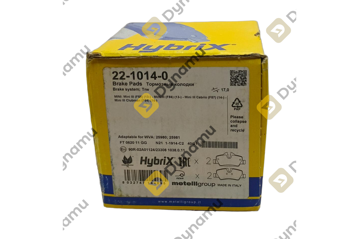 Repair kit, brake pads asbestos-free 2