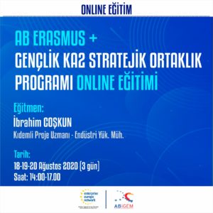 Read more about the article AB Erasmus+ Gençlik KA2 Stratejik Ortaklık Programı Online Eğitimi