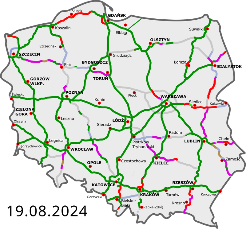 Modern highways and speedways network