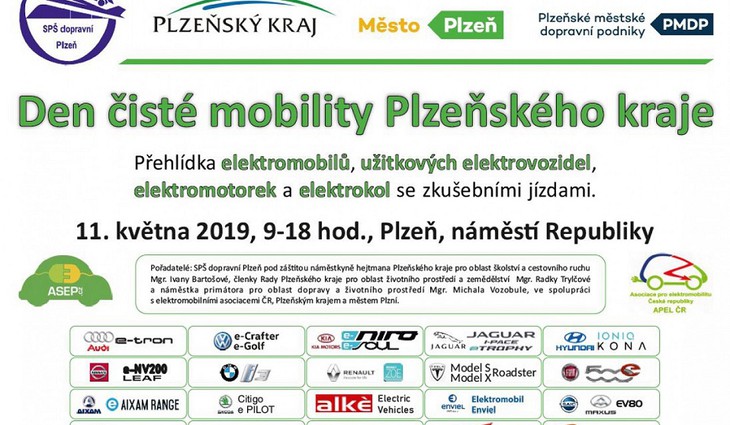 Den čisté mobility Plzeňského kraje