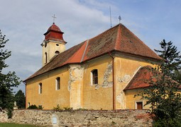 Kostelní_Lhota,_church