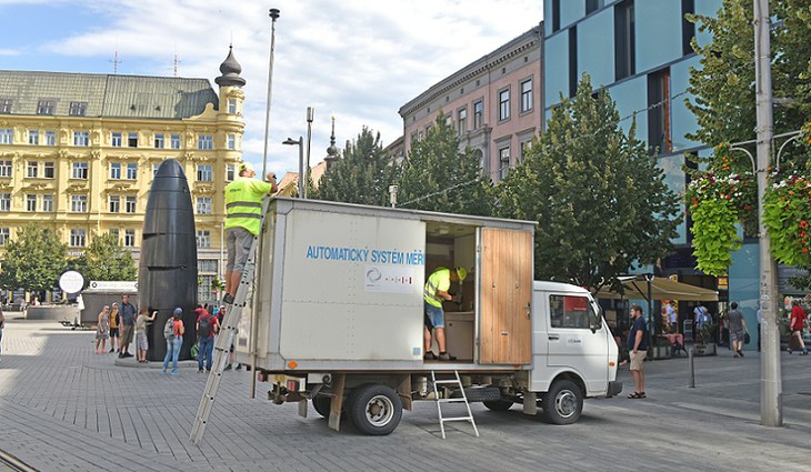 Výsledky měření kvality ovzduší na náměstí Svobody v Brně