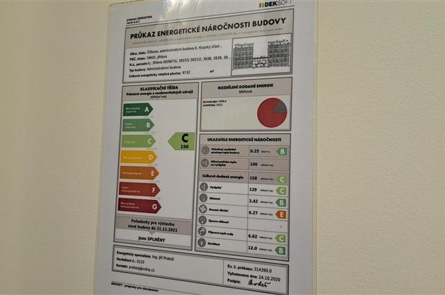 energetická náročnost budov kraj vysočina