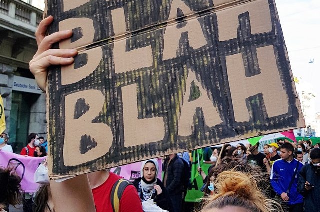 Blah_blah_blah_sign_-_Fridays_for_Future_pre-COP26_Milano,_Lombardy,_Italy_-_2021-10-01.jpg