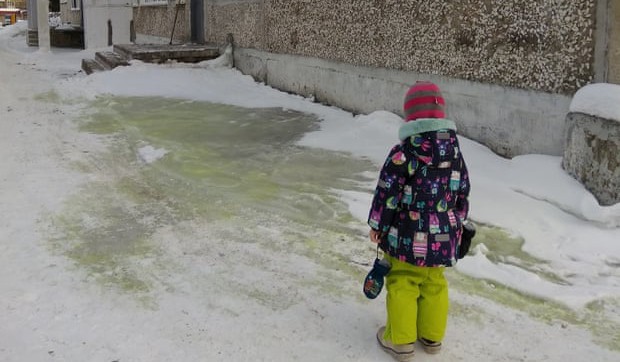 Co nám ruský zelený sníh prozrazuje o nárůstu znečištění?