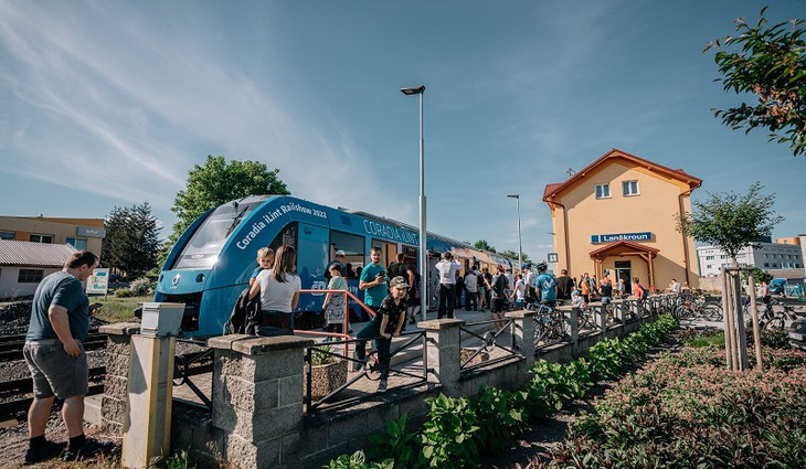 Czechia Hydrogen Railshow event in Lanškroun May 2022.jpg
