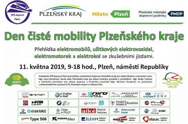 Den čisté mobility Plzeňského kraje