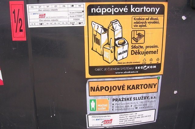 I v ČR umíme recyklovat nápojové kartony