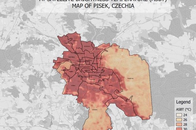 Mapy tepelné zranitelnosti ukazují, kde se města přehřívají