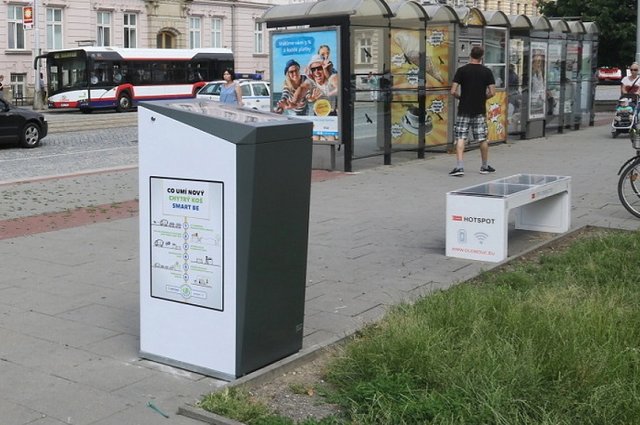 Olomouc testuje chytré koše na odpad