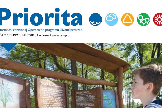 Prosincová Priorita se věnuje Monitorovacímu výboru OPŽP i stavu životního prostředí