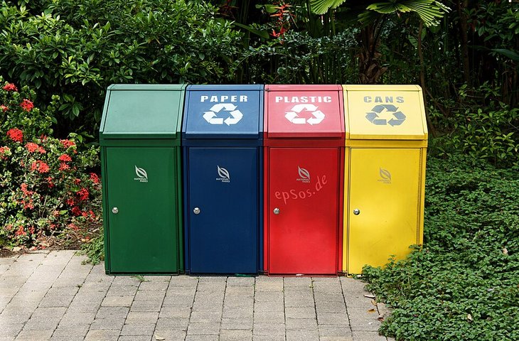 Trash_Recycling_with_Disposal_Containers