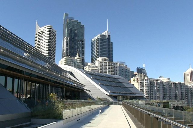 V Sydney stojí komplex budov, který funguje z recyklované vody