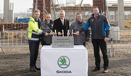 Začala výstavba nové lakovny v závodě Mladá Boleslav