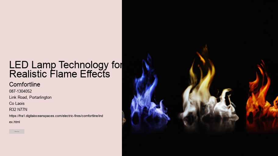 LED Lamp Technology for Realistic Flame Effects