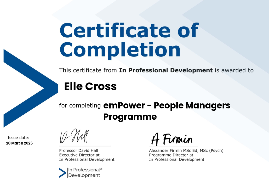 Certificate Page 2