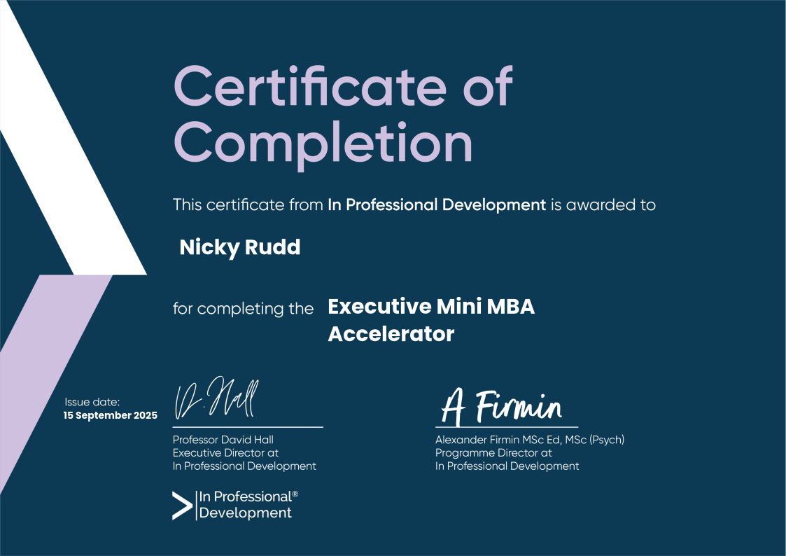 Certificate Page 2