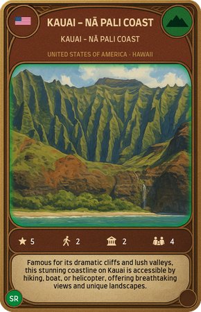 Kauai - Wybrzeże Nā Pali