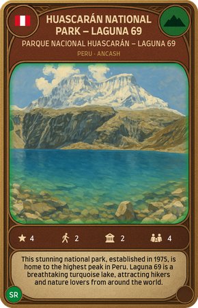 Park Narodowy Huascarán – Laguna 69