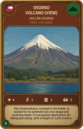 Wulkan Osorno (widok)