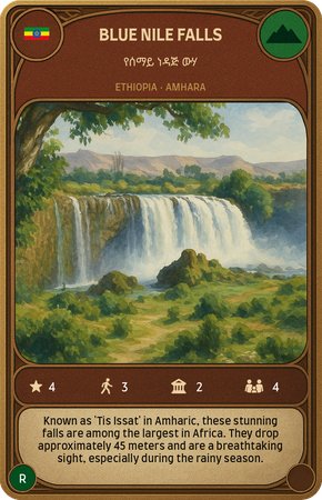 Wodospady Błękitnego Nilu