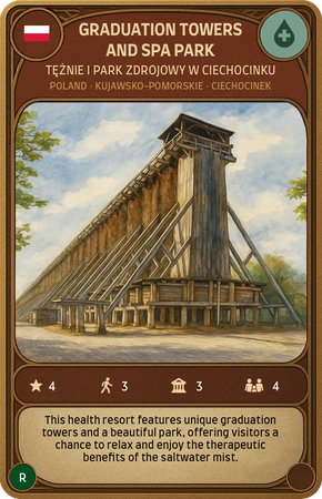 Tężnie i Park Zdrojowy w Ciechocinku