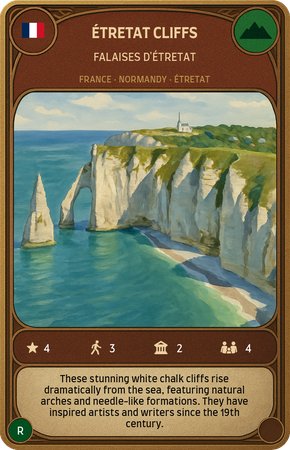 Klify w Étretat