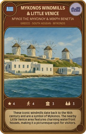 Wiatraki na Mykonos i Mała Wenecja