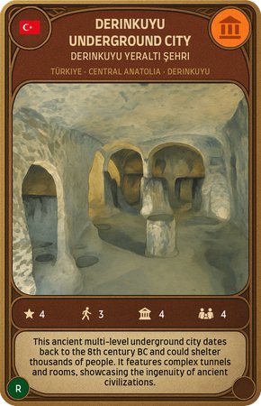 Podziemne Miasto Derinkuyu