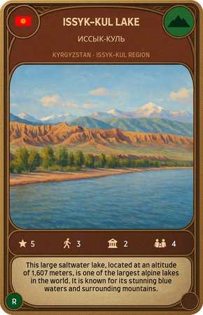 Jezioro Issyk-Kul