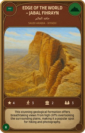 Krawędź Świata - Jabal Fihrayn