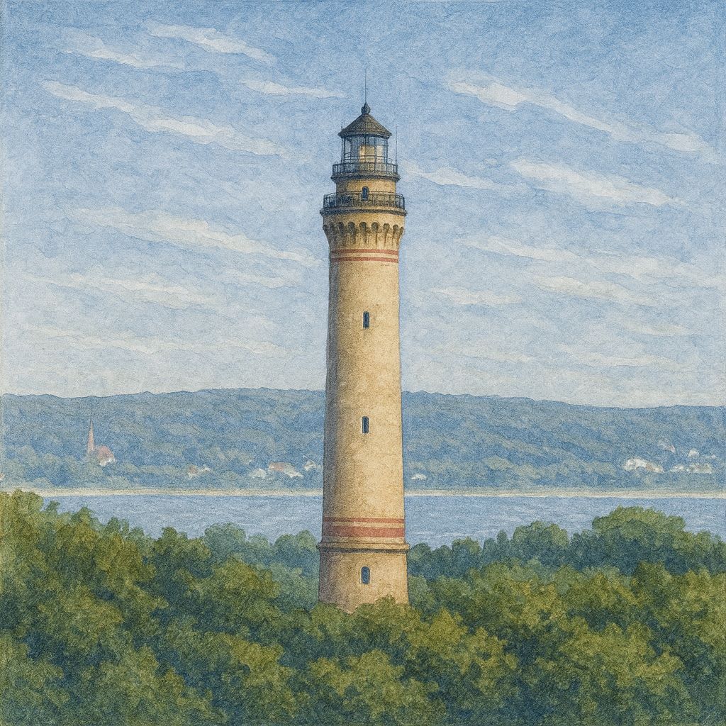 Latarnia morska i Fort Gerharda w Świnoujściu