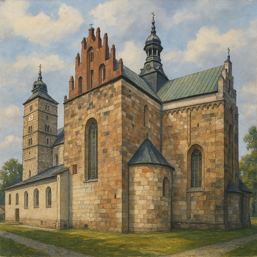 Opatów podziemna trasa i kolegiata