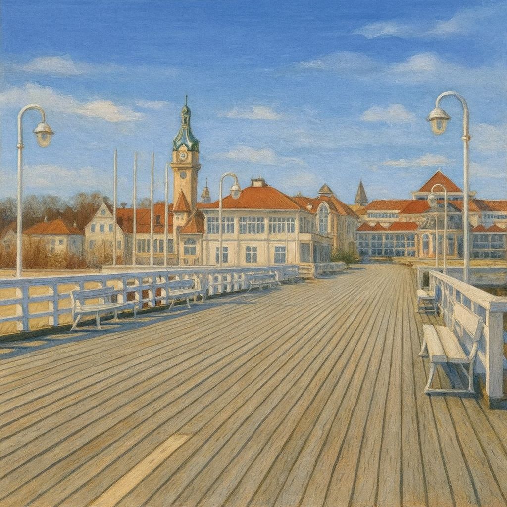 "Monciak" i molo w Sopocie