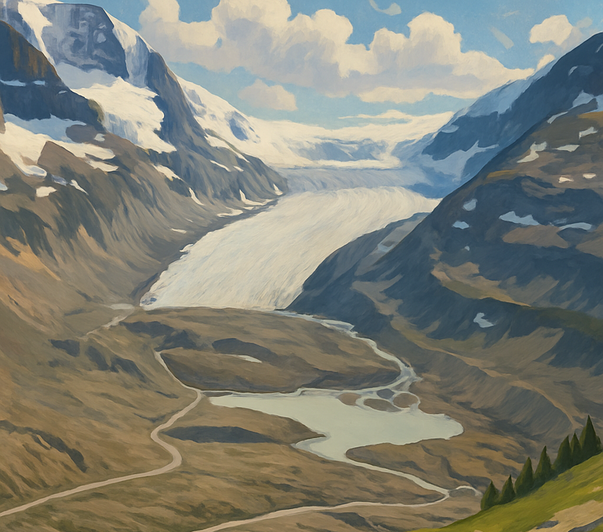 Lodowiec Athabasca - Park Narodowy Jasper