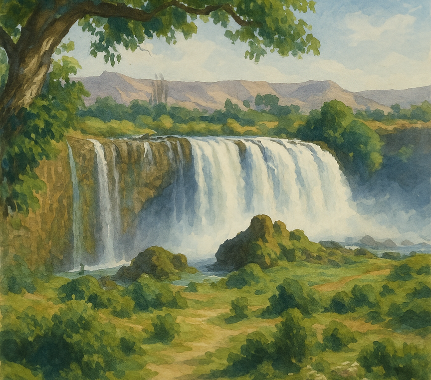 Wodospady Błękitnego Nilu