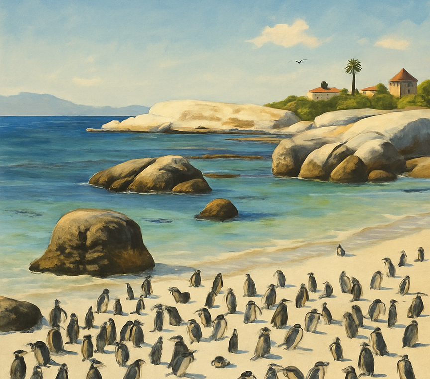 Plaża Boulders – Kolonia Pingwinów Afrykańskich