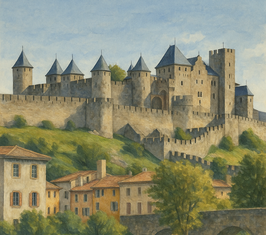 Cytadela w Carcassonne