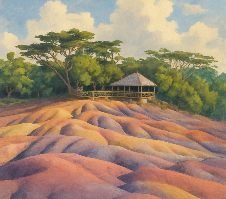 Chamarel Seven Coloured Earths