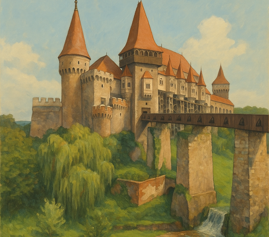 Zamek Korwina w Hudenoarze