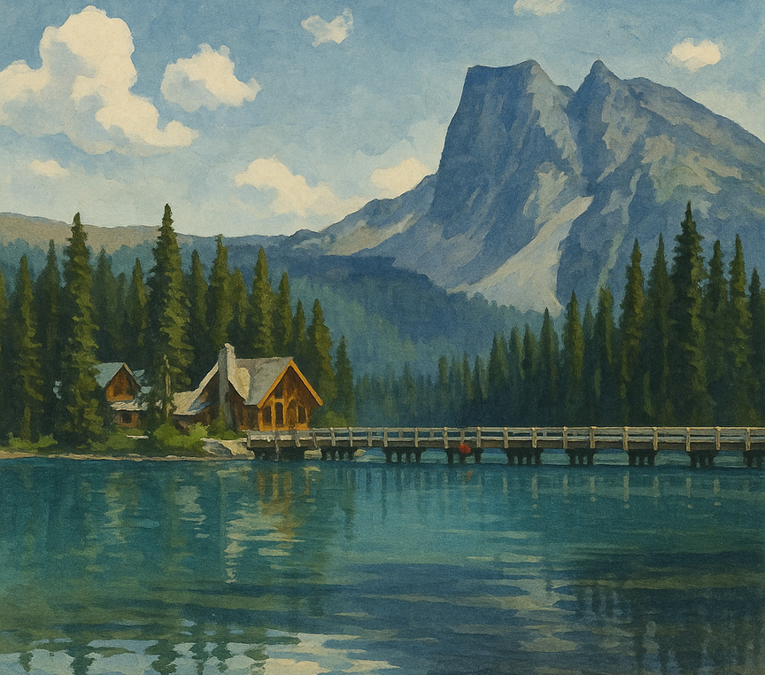 Jezioro Szmaragdowe - Park Narodowy Yoho