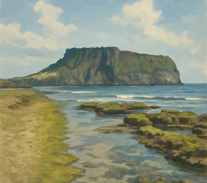 Szczyt Wschodzącego Słońca na Jeju