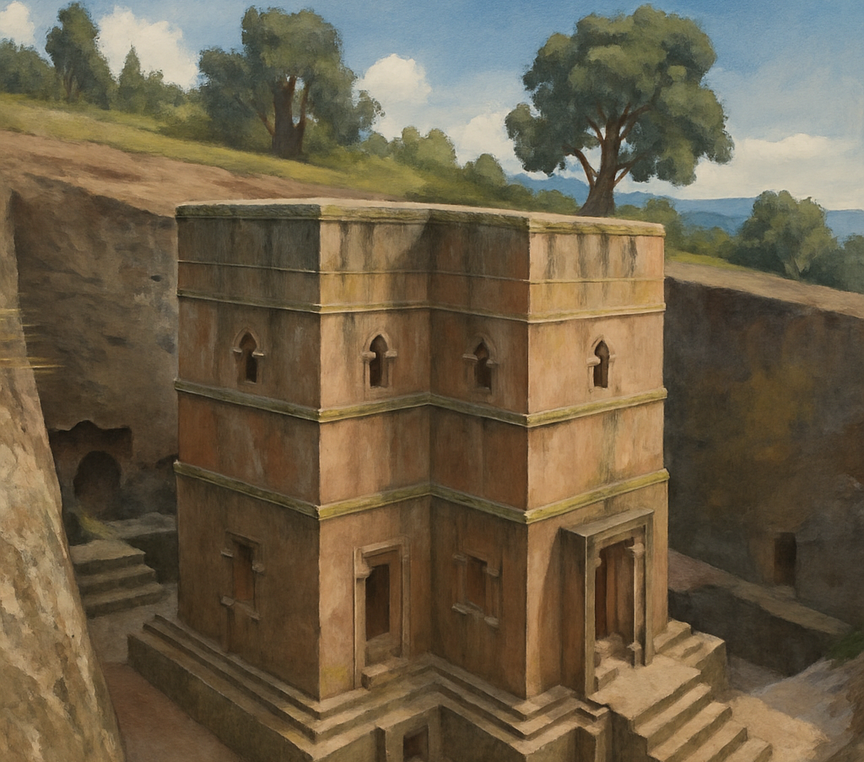 Kościoły wykute w skale w Lalibeli