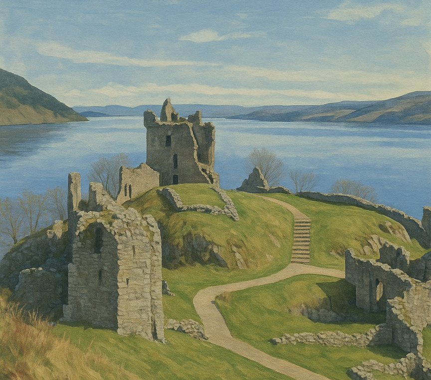 Loch Ness i Zamek Urquhart