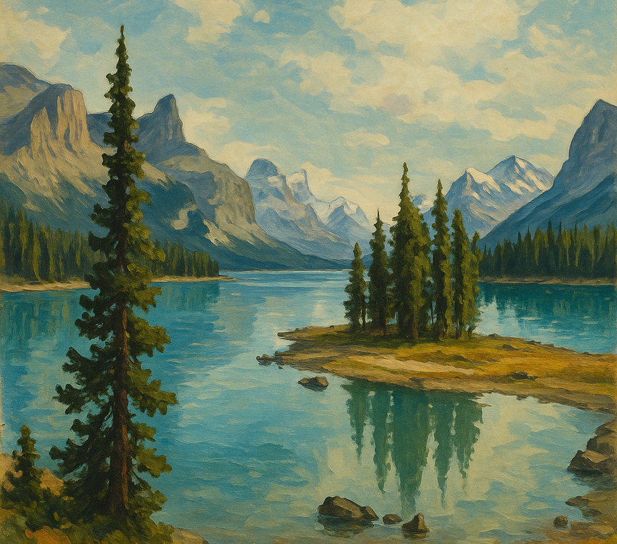 Jezioro Maligne - Park Narodowy Jasper