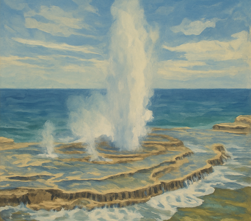 Gejzery morskie Mapu a Vaea