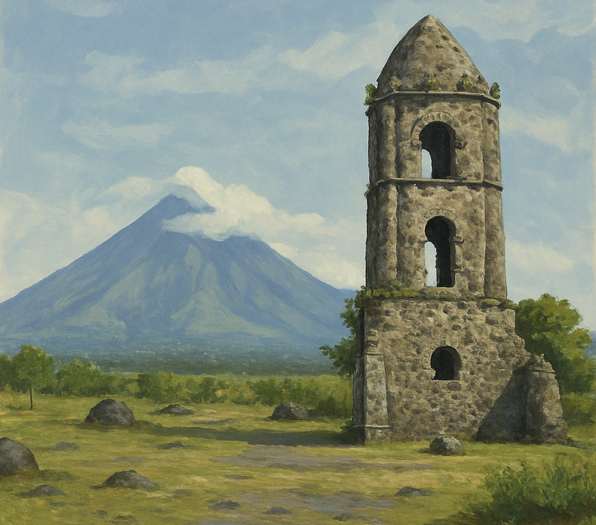 Wulkan Mayon – Punkt widokowy Cagsawa
