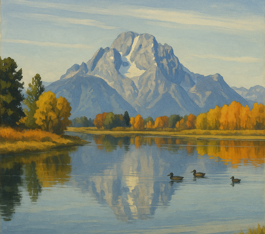 Góra Moran (widok) - PN Grand Teton