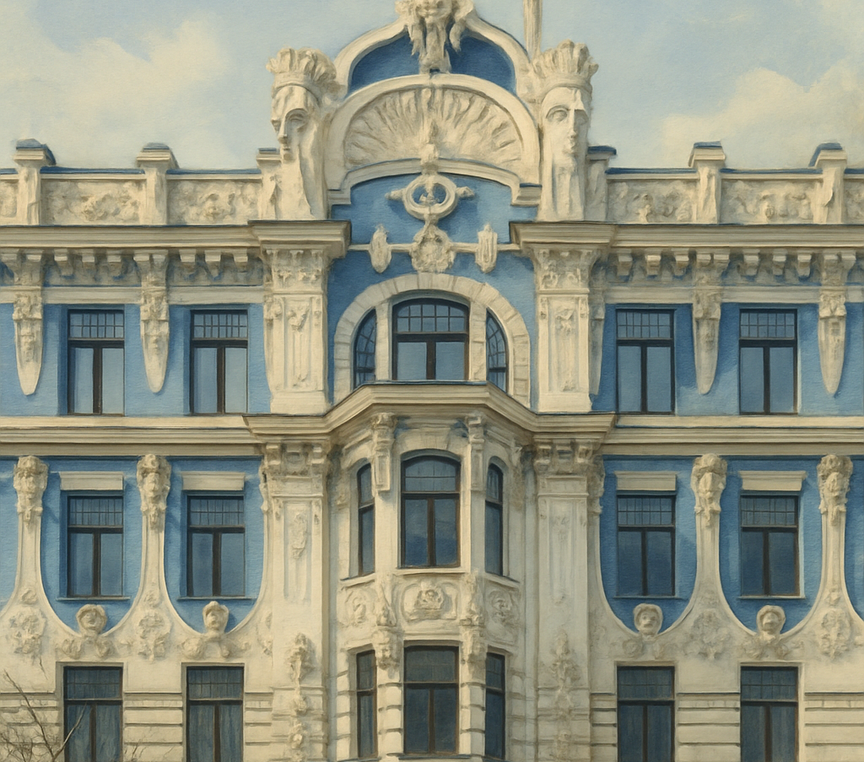 Dzielnica secesyjna w Rydze