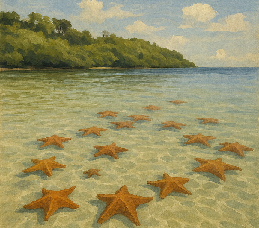 Bocas del Toro - Plaża Rozgwiazd